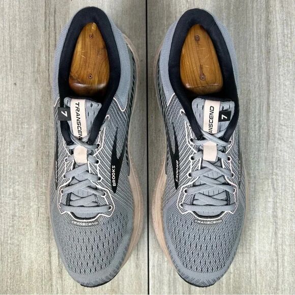 Brooks Transcend 7 Grey Running Sneaker Comfort Athletic Shoes Women’s Size 9.5 - Picture 4 of 10